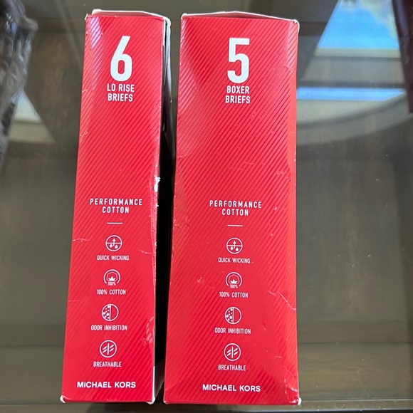 Bundle (2) Of Michael Kors Low Rise Brief And Boxer Briefs. - Picture 5 of 15